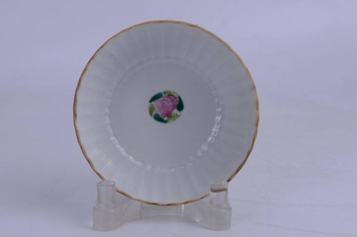 古玩陶瓷粉彩三才蓋碗拍賣，當前價格3800元