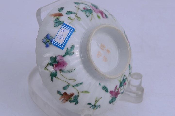 古玩陶瓷粉彩三才蓋碗拍賣，當前價格3800元