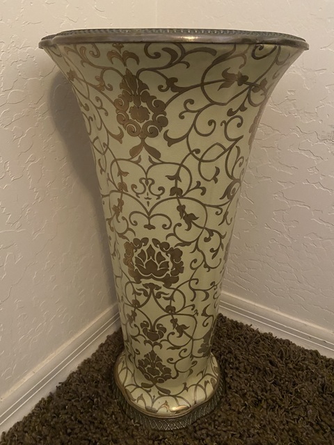 古玩陶瓷華榮堂制款花觚真品鑒賞圖