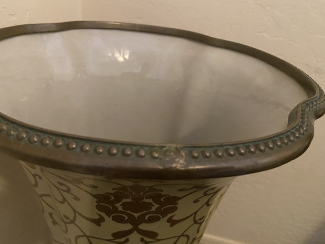 古玩陶瓷華榮堂制款花觚真品鑒賞圖