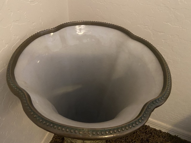 古玩陶瓷華榮堂制款花觚真品鑒賞圖