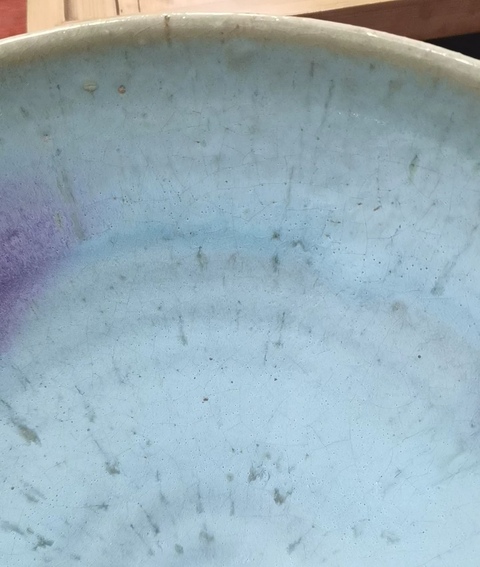 古玩陶瓷鈞瓷碗真品鑒賞圖