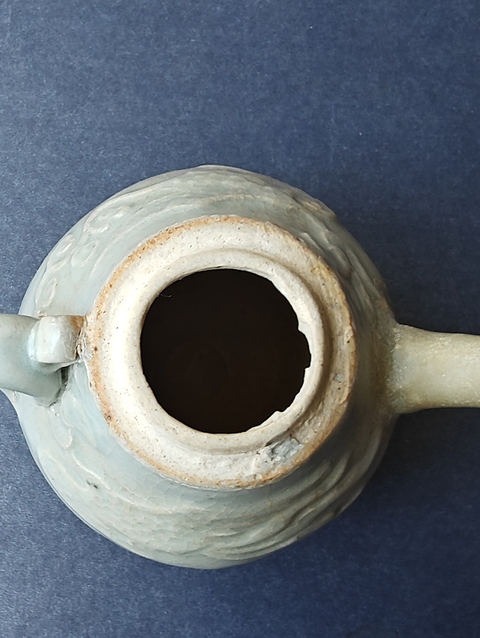 古玩陶瓷青白釉持壺真品鑒賞圖
