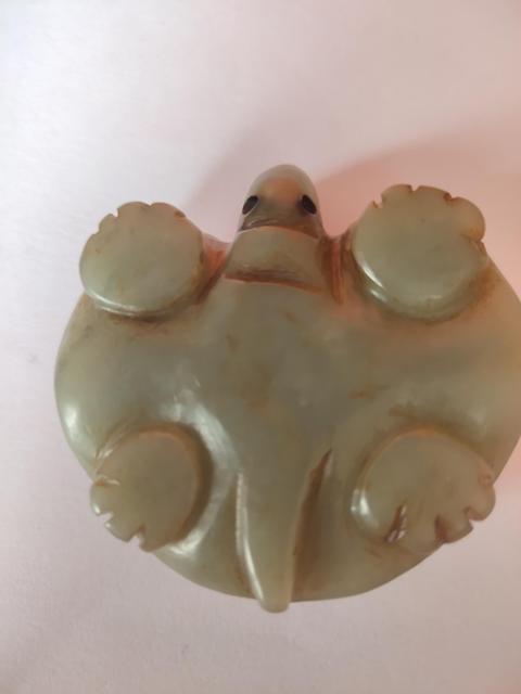 古玩玉器和田玉龜把件拍賣,當前價格500元