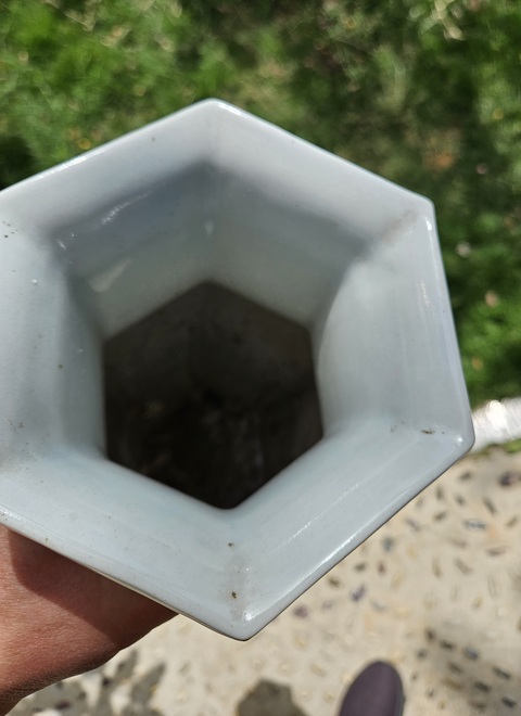 古玩陶瓷刻瓷瓶真品鑒賞圖