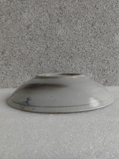 古玩陶瓷青花魚紋盤拍賣,當前價格850元