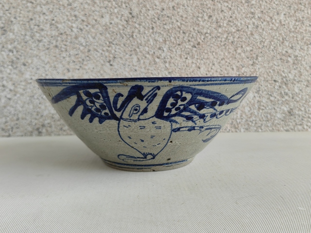 古玩陶瓷青花鳳紋碗拍賣,當前價格580元