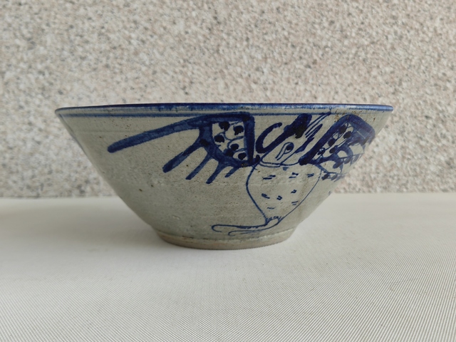 古玩陶瓷青花鳳紋碗拍賣,當前價格580元