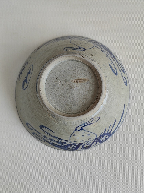 古玩陶瓷青花鳳紋碗拍賣,當前價格580元