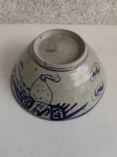 古玩陶瓷青花鳳紋碗拍賣,當前價格580元