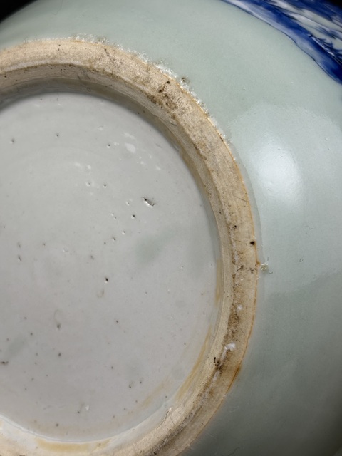 古玩陶瓷豆青釉青花加白鳳穿牡丹紋西瓜罐拍賣，當(dāng)前價格5588元