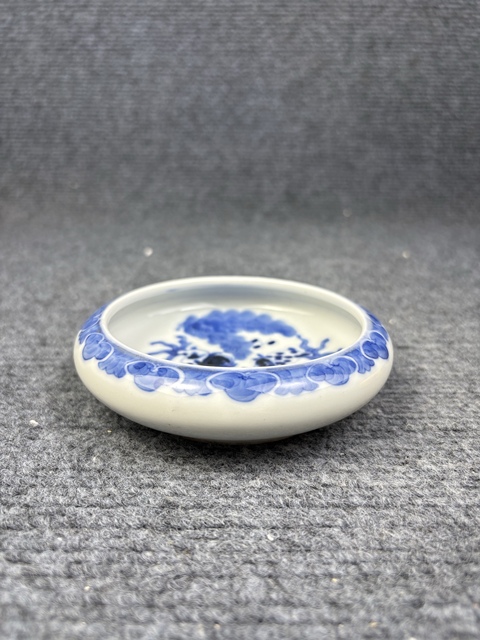 古玩陶瓷青花魚藻紋鏜鑼洗拍賣,當(dāng)前價格3588元