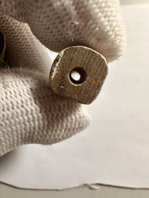 古玩玉器戰國素紋勒子一對拍賣,當前價格30元