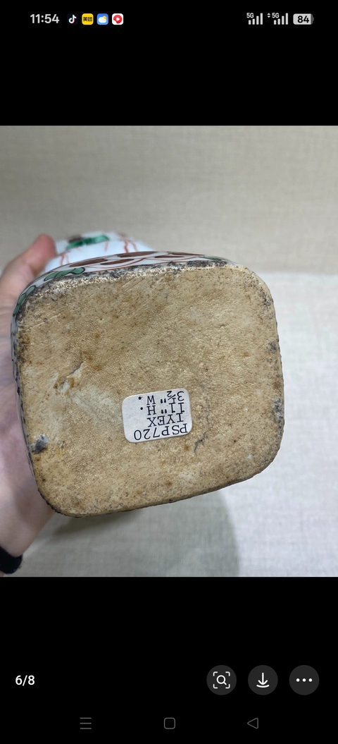 古玩陶瓷五彩童子造像真品鑒賞圖
