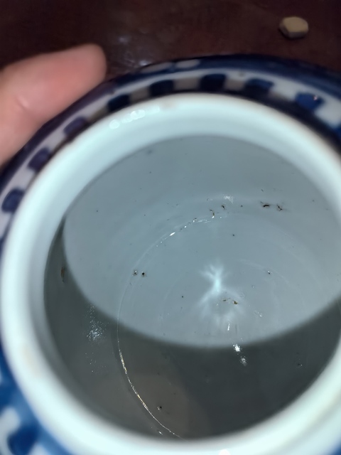 古玩陶瓷青光緒冰梅罐拍賣，當前價格880元