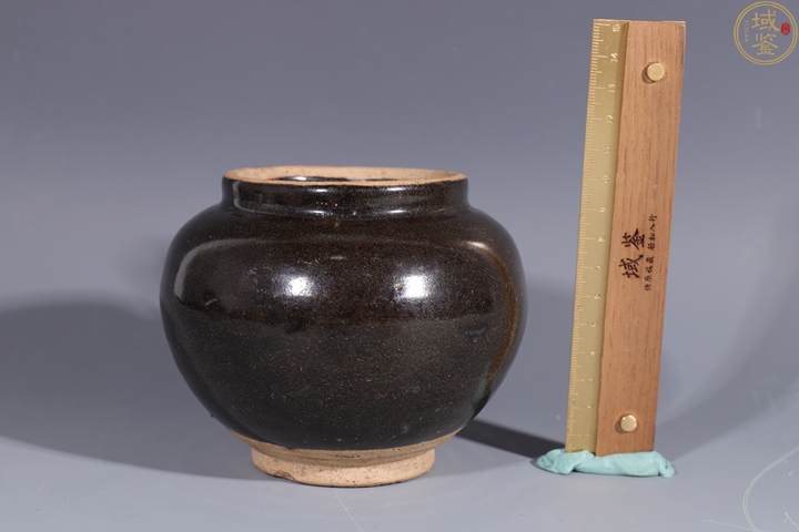 古玩陶瓷黑釉罐拍賣，當前價格1200元