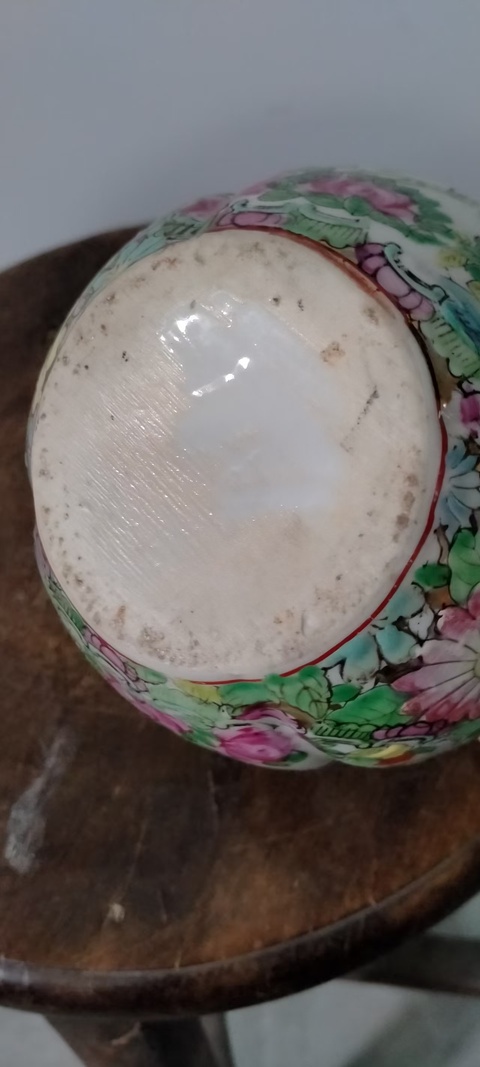 古玩陶瓷清康熙青花五彩描金花卉盤拍賣,當(dāng)前價(jià)格888元
