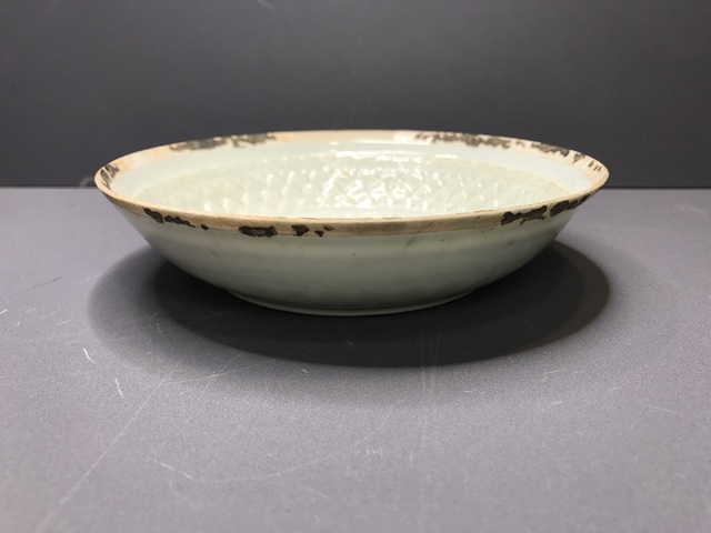 古玩陶瓷南宋湖田窯雙鳳洗拍賣,當(dāng)前價(jià)格70000元