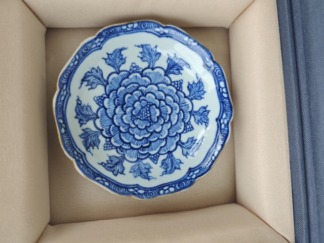 古玩陶瓷青花盤拍賣，當前價格5500元