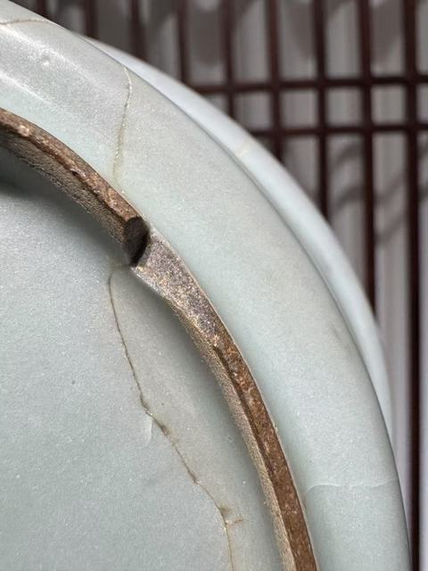 古玩陶瓷館藏級珍品南宋龍泉官窯天青色大直壁洗拍賣,當前價格98000元