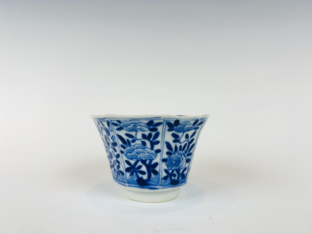 古玩陶瓷清光緒·花卉八方杯碟真品鑒賞圖