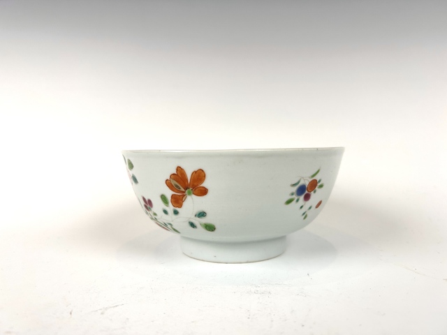 古玩陶瓷清早期·粉彩花卉碗真品鑒賞圖