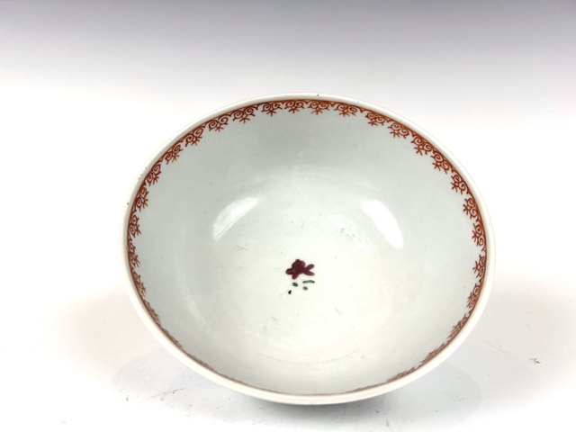 古玩陶瓷清早期·粉彩花卉碗真品鑒賞圖