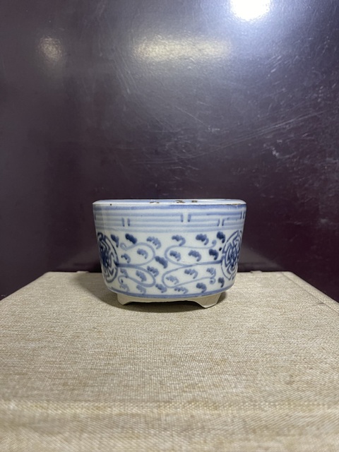 古玩陶瓷青花香爐真品鑒賞圖