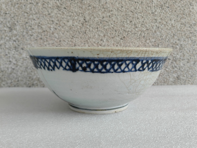 古玩陶瓷青花花卉紋碗拍賣，當前價格580元