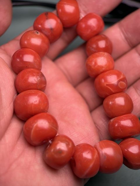古玩玉器藏傳南紅瑪瑙手鏈拍賣,當(dāng)前價(jià)格7000元