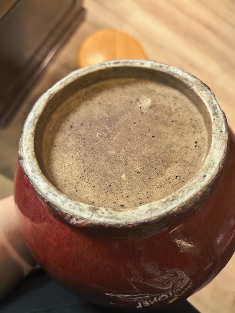 古玩陶瓷郎紅釉琵琶尊真品鑒賞圖