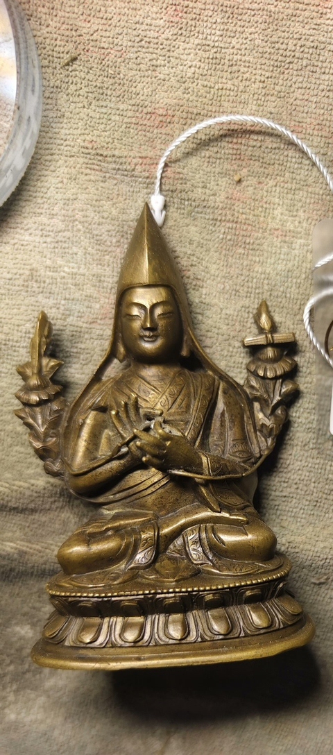 古玩銅器宗喀巴真品鑒賞圖
