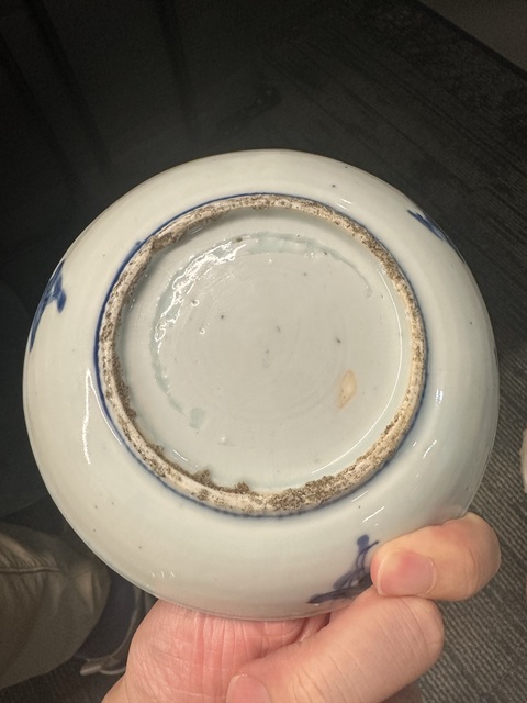古玩陶瓷青花盤真品鑒賞圖