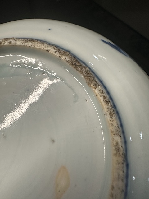 古玩陶瓷青花盤真品鑒賞圖