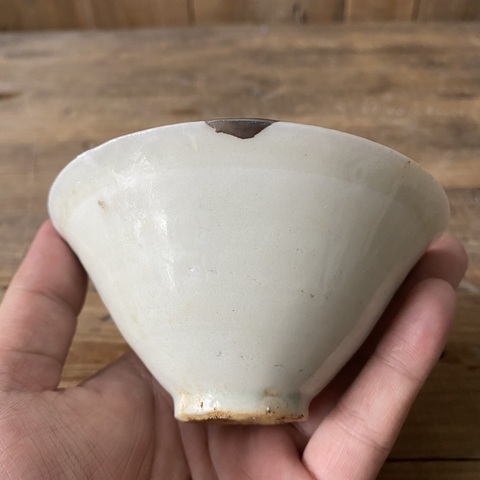 古玩陶瓷宋代·青白釉刻花紋盞真品鑒賞圖