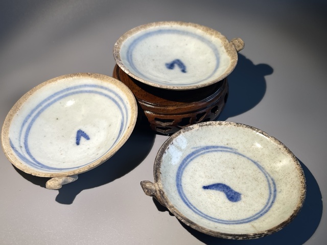 古玩陶瓷晚清時期油燈拍賣,當(dāng)前價格130元