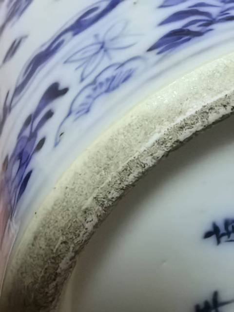 古玩陶瓷龍紋青花花觚真品鑒賞圖