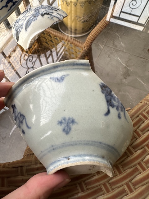古玩陶瓷瓷片一組真品鑒賞圖