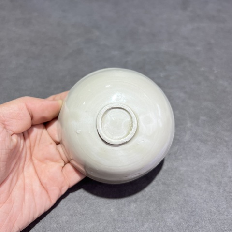 古玩陶瓷定窯刻劃花小碗真品鑒賞圖