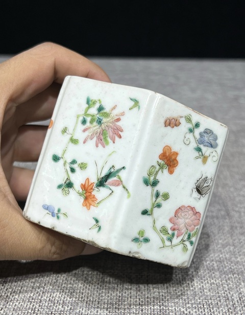 古玩陶瓷飛黃騰達(dá)粉彩水承真品鑒賞圖