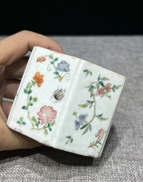 古玩陶瓷飛黃騰達(dá)粉彩水承真品鑒賞圖