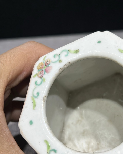 古玩陶瓷飛黃騰達(dá)粉彩水承真品鑒賞圖