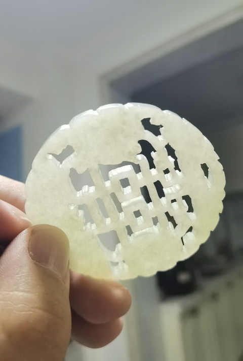 古玩玉器清 白玉和田玉佩拍賣,當前價格4000元