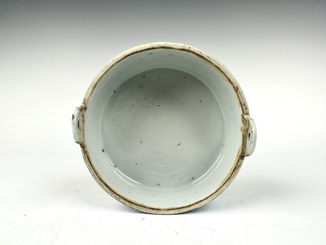 古玩陶瓷清中期·青花松竹梅蓋盒真品鑒賞圖