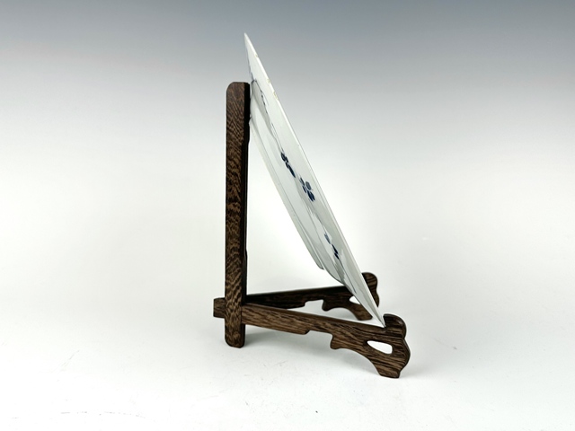 古玩陶瓷清康熙·青花提籃花大盤真品鑒賞圖