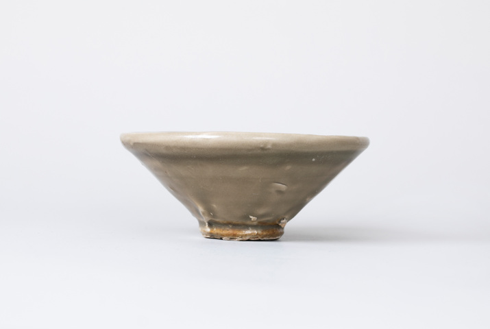 古玩陶瓷宋·耀州窯斗笠盞拍賣，當(dāng)前價(jià)格8888元