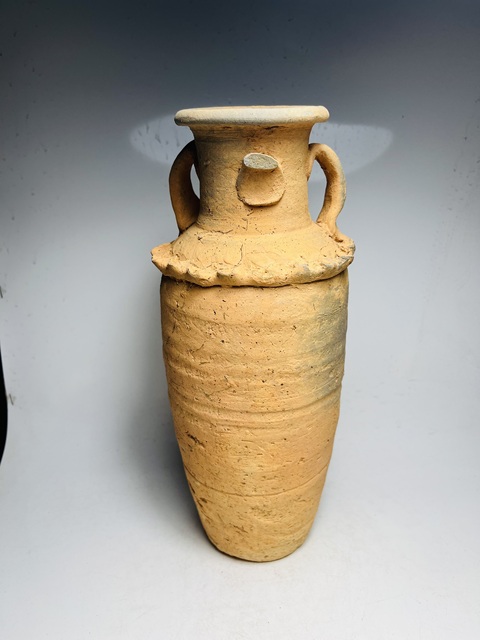 古玩陶瓷（南宋）三系水波紋陶瓶拍賣，當前價格199元