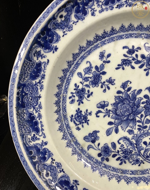 古玩陶瓷青花盤拍賣，當前價格8500元