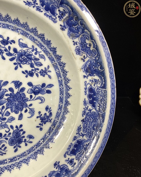 古玩陶瓷青花盤拍賣，當前價格8500元