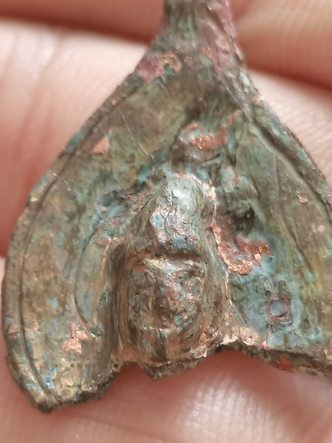 古玩銅器殘佛真品鑒賞圖
